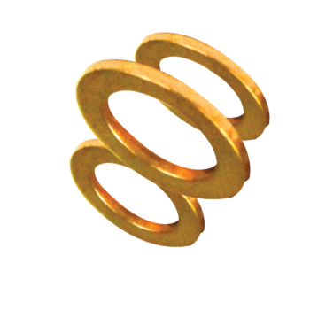 Ring Gasket, Copper, Rietschle, V-VCA-VCE, V-VC, Part# 704563